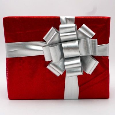 50 Mini Nœuds En Ruban Satiné Rouge Et Blanc - 1,65 X 1,54 Pouces - Pour Artisanat, Cheveux, Mariage, Cadeaux, DIY - 4