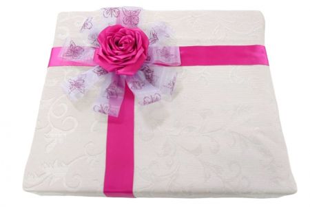 10 Loops and Rose Ribbon Box Bow - 10 Loops and Rose Ribbon Box Bow
