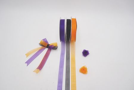 Spooky season Sheer Ribbon Set - Halloween sheer ribbon set
