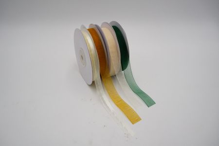 Conjunto de cintas transparentes en colores tierra