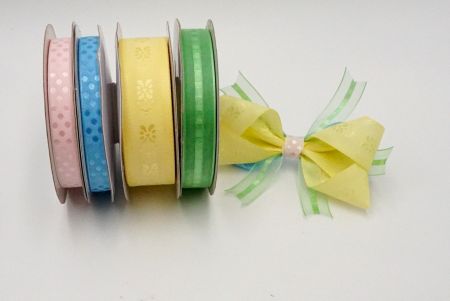 Springtime Woven Ribbon Set - Secret garden colorful ribbon set
