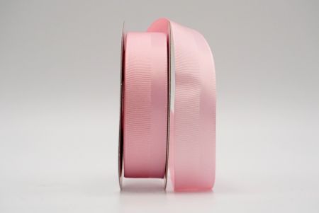 Nastro di raso a coste rosa fumo con design_K1188-150