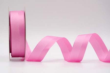 Rózsaszín bordázott szatén design szalag_K1188-501