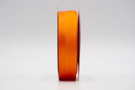 Orange Ribbed Satin Design Ribbon_K1188-A20