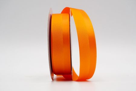 Оранжевая ребристая атласная лента дизайна Ribbon_K1188-A20