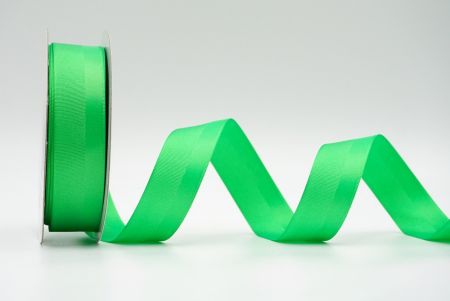 Зеленая ребристая атласная лента дизайна Ribbon_K1188-K75