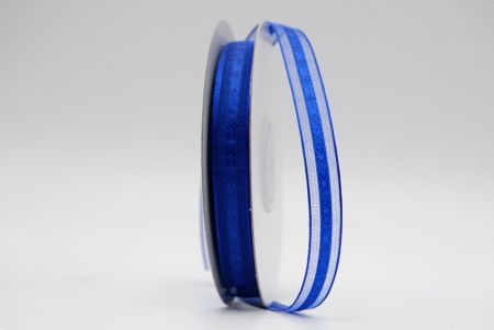 Kék csillogó selyem design szalag_K1293-A14