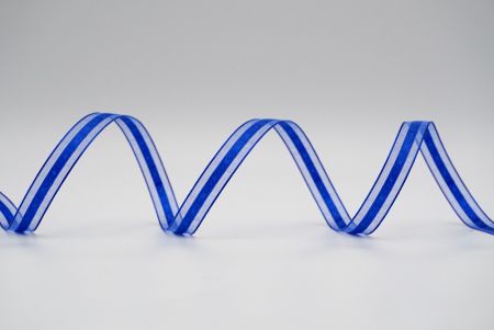 Синяя прозрачная лента с дизайном Twinkle_K1293-A14