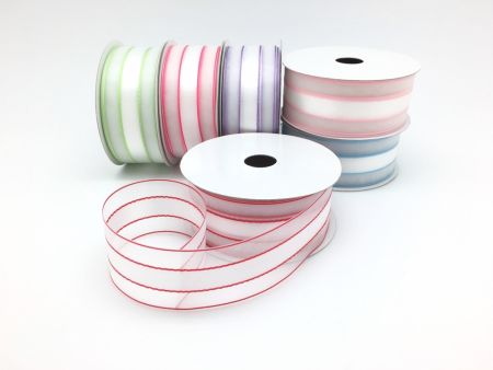 Κορδέλα Σατέν Διάφανη Ραμμένη - Τα πιο δημοφιλή είδη, Διάφανο και Σατέν