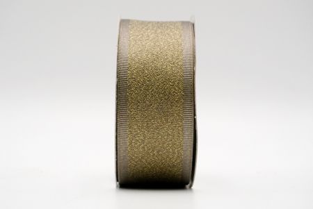 Fita de borda de gorgorão cinza claro com glitter metálico_K1599-402C