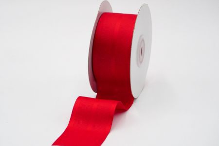 cinta de grosgrain tejida roja