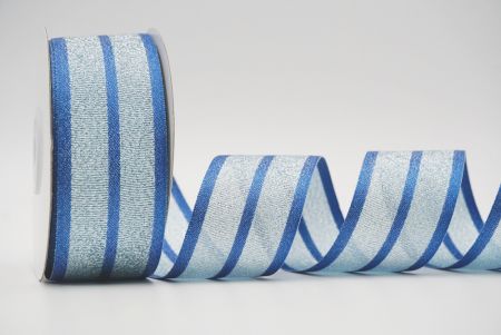 fita de gorgorão/seda metálica azul