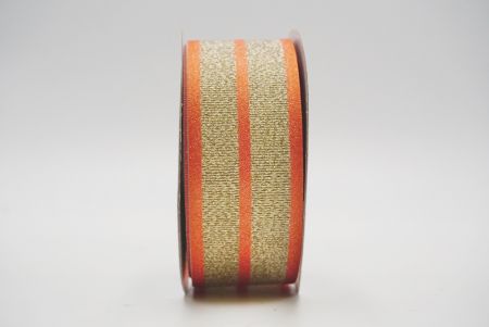 помаранчева металева тканинна стрічка з гофрованою поверхнею