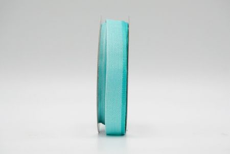 Aqua Blue Green Thin Ribbed Lining Grosgrain Ribbon_K1729-11