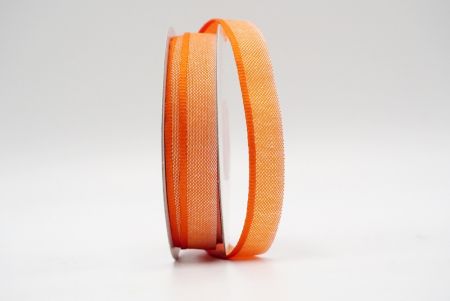 Orange Thin Ribbed Lining Grosgrain Ribbon_K1729-16