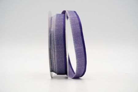 Фиолетовая тонкая ребристая подкладочная лента Grosgrain_K1729-23