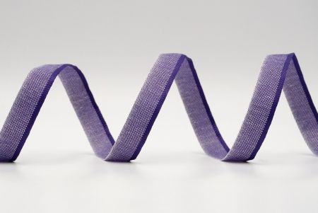 Фіолетова тонка ребриста підкладка зі стрічкою Grosgrain_K1729-23