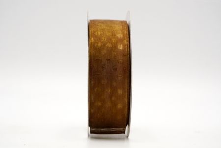 Bruin transparant gestippeld ontwerp lint_ K304-16-1432