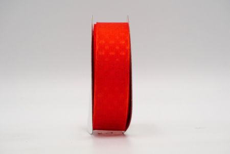 Red Sheer Dotted Design Ribbon_ K304-18-1564