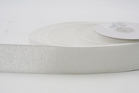 Λευκή διαφανής και κυματιστή μονόχρωμη κορδέλα_K445-PT001