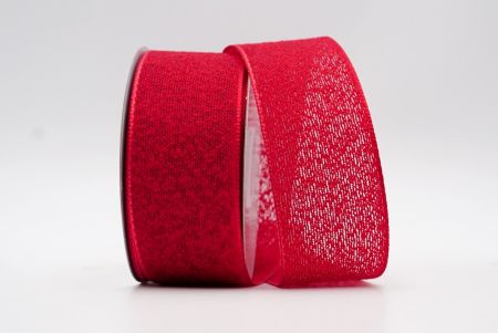 Red Sheer and Wavy Plain Color Ribbon_K445-PT074