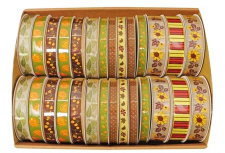 Fall Collection Printed Ribbon - Autumn Collection Ribbon