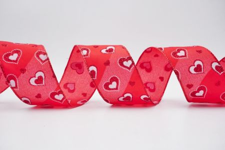 rote Valentinsdrahtbänder