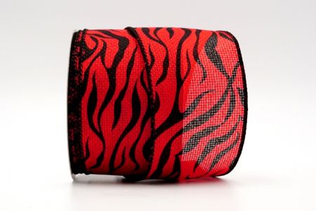 Zebra-Druckband rot