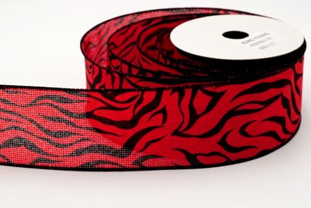 Zebra-Druckband rot