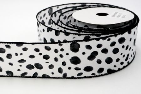 Paksu silkkinen leopardikuviollinen nauha