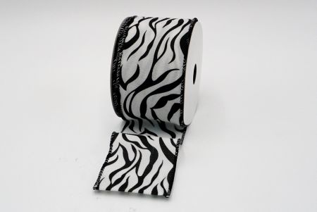 velvet zebra pattern ribbon