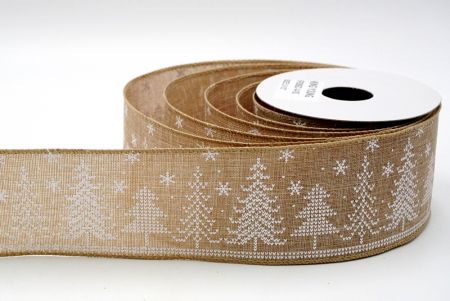 cinta con patrones de árbol de Navidad