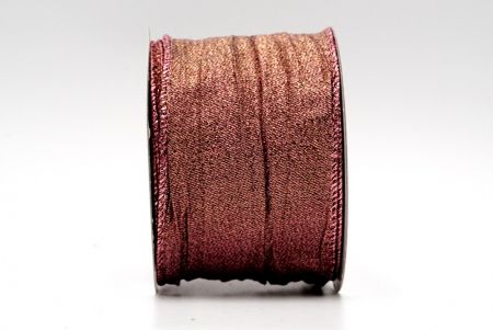 Crinkle metallic ribbon