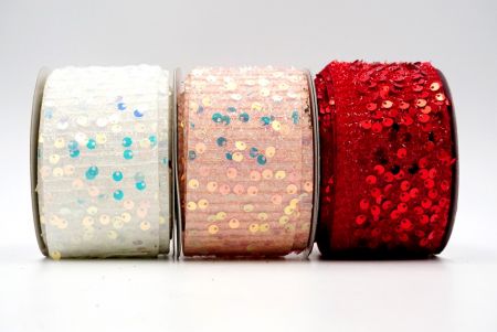Nastro Paillettes Colorato Per Fai Da Te Nastri Paillettes 12 Colori