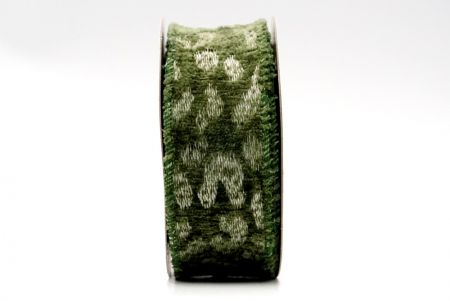 Wstążka z tkaniny fleece w stylu futra cheetah