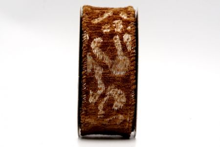 Κορδόνι με σχέδιο εκτύπωσης φονταντα λεοπάρ από fleece