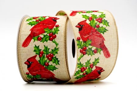 Holiday bird robin ribbon
