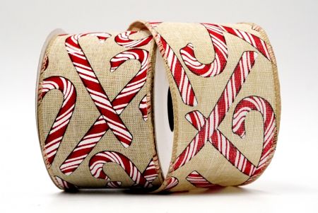 Candy Canes Ribbon_glitter candy Canes