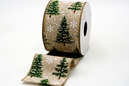 Снежная рождественская лента для елки