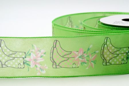 Spring Flower Boots Ribbon