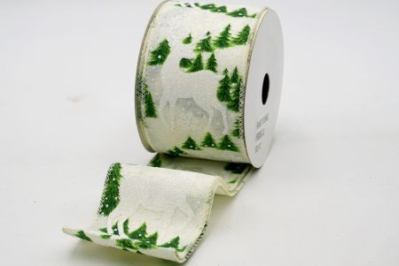 Reindeer in forest_thick plain weave satin_KF6920