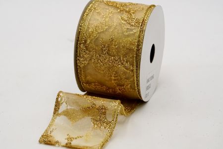 Oro trasparente_renna dorata con glitter