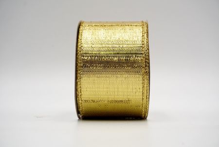 Połyskująca złota taśma z drutem_KF6952G-13