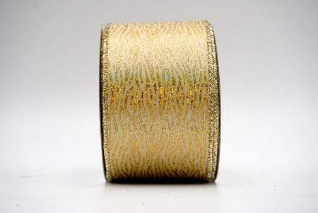 Metallic Pattern Wire Ribbon_KF6955GV-2