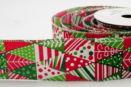 Christmas Color Design Collage Ribbon_KF6995GN-1