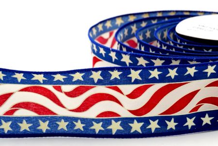 Celebration stars of US nation day ribbon_KF7024