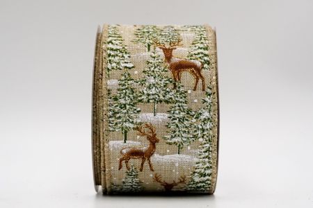 Natural Forest of Reindeers Ribbon_KF7033GC-13-183