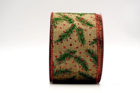 Punaiset siemenet vihreä joulunpunainen khakin värinen nauha_KF7153
