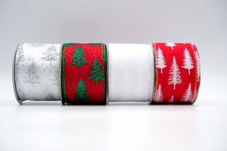 شريط أشجار عيد الميلاد الثلجية البراقة_KF7202
