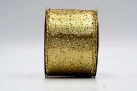 Золотая лента с металлическим блеском_KF7250G-13
